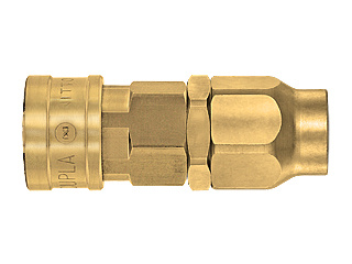 Hi Cupla For Connection To Braided Hoses 90sn Bh Brass Nbr