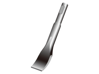 Curved Flat Chisel 20 X 120 For Ach 16 Flat
